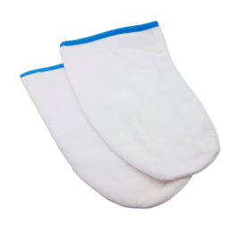 ONLY HANDS COTTON MITTONS -2 PC Paraffine katoenen handschoenen, 2 stuks, handschoenen voor warme wastherapie, handverzorging, thuisspa, bevorderen hydratatie en warmte, wit