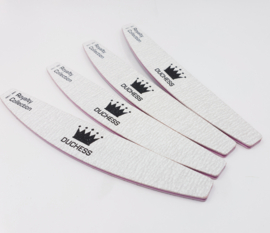 Nail Creation PRO - Duchess File Unique Shape Ideal for shaping the sides of the nail Also great for tricky ares of the nail Comfortable & easy to use Grit 100/100
