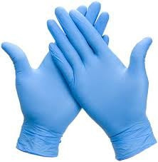 Blauwe nitril handschoenen XL poedervrij – 200 stuks professioneel