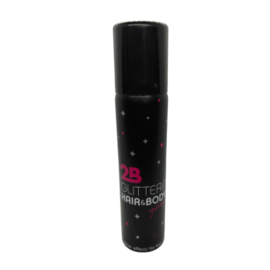 2B Glittering Hair & Body Spray – Goudkleurig – 75 ml | Party Glow