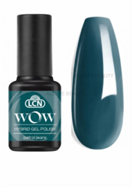 LCN WOW Hybrid Gel Polish –LCN-formules: HEMA-TPO-vrij  Petrol Jeans 8ml | Gel-look zonder lamp