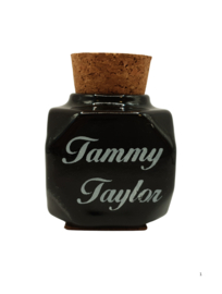 Tammy Taylor Deep Ceramic Dappen Dish (Brush Cleaner -Zwart)