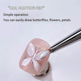 ACRYL BRUSH _ROUND-4 PINK 1 PC