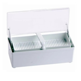 Bac de désinfection 1,2 litre avec panier pour instruments