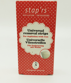 STAP*RS UNIVERSAL  PRO REMOVAL STRIPS FOR DEPILATION WITH WAX  24 STRIPS. MADE IN EUROPE
