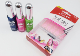 Kiss Nail Artist Paint And Stencil Kit MADE IN KOREA