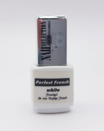 NAIL SELECTION FOR PROFESSIONALS  PERFECT FRENCH WHITE UV POLISH  12 ML MADE IN EUROPE HEMA TPO FREE
