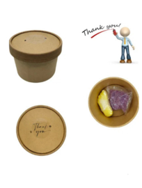 Geschenkdoosje met geel zeepvoetje & voetbadzout – ideaal salonbedankje