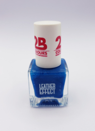 2B Colours Leather Effect Azure Blue 9,5 ml effect nagellak