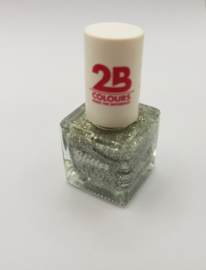 2B COLOURS MAKE THE DIFFERENCE - GLITTERS SILVER  Nagellak 60 Seconds Super Shine-9.5ML