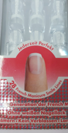 PROFESSIONAL FINGERS FRENCH WRAP PLUS 28 FRENCH MANICURE SMILE LINES. MADE IN EUROPE