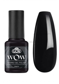 LCN WOW Hybrid Gel Polish –LCN-formules: HEMA-TPO-vrij  Black 8ml | Gel-look zonder lamp