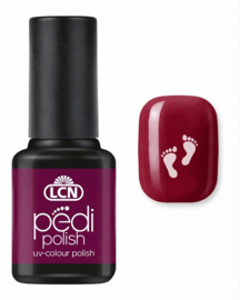 LCN Pedi Polish dark cherry, 8 ml,