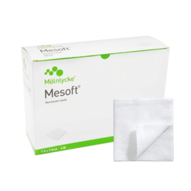 Mesoft 7,5 cm x 7,5 cm - 4-lagig - 300 st.