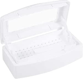 Desinfectietray 1,2 liter met mandje voor instrumenten en salonhygiëne
