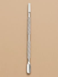 Professionele nagelriemduwer – dubbel plat uiteinde, 115mm, roestvrij staal
