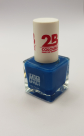 2B Colours Leather Effect Azure Blue 9,5 ml effect nagellak