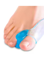 2 stuks siliconen teensplitter correctieapparaat, grote voetbeenscheiding teen mouw teensplitter manicure gereedschap voor hallux valgus