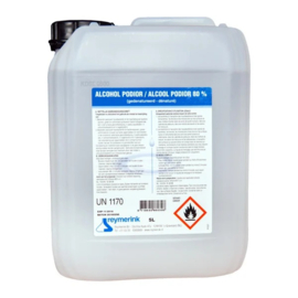 Alcohol Podior Reymerink 80% – 5 Liter desinfectie professioneel