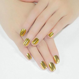 3 rollen holografische transferstickers voor nagels - metallic kleuren - gemengde patronen - manicureset - goud, zilver, roségoud
