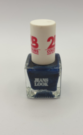 2B Colours Jeans Look Blue 9,5 ml matte denim effect nagellak