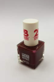 2B COLOURS MAKE THE DIFFERENCE NAIL POLISH LEATHER EFFECT BORDEAUX 9.5 ml