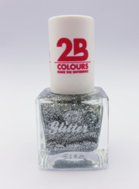 2B COLOURS MAKE THE DIFFERENCE - GLITTERS SILVER  Nagellak 60 Seconds Super Shine-9.5ML