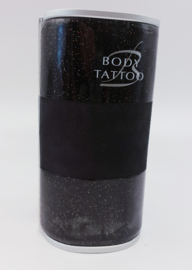 Tijdelijke glittertatoeages voor het lichaam, 5 kleuren glitterpoeder, 1 kwastje, 1 ontsmettingsmiddel, papier met tatoeages. Feestartikelen voor meisjes en volwassenen.