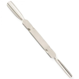 Professionele nagelriemduwer inox 140 mm dubbel uiteinde