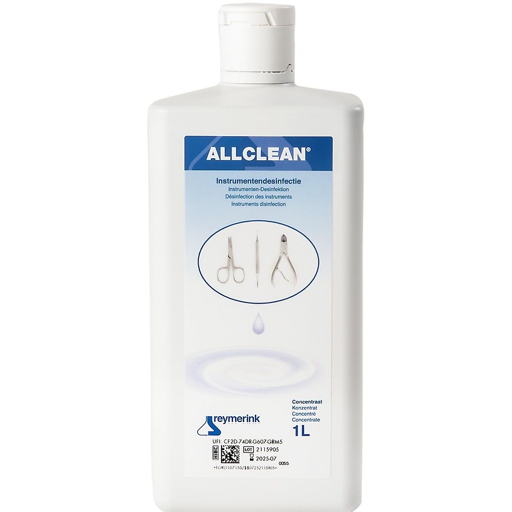 Allclean Instrumentenreiniger 1L – Desinfectie voor Professionals