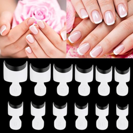 PROFESSIONAL FINGERS FRENCH WRAP PLUS 28 FRENCH MANICURE SMILE LINES. MADE IN EUROPE