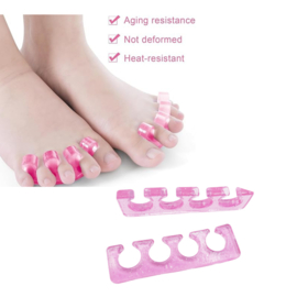 2 stuks, nagellak, teenscheiders, teenscheiders, siliconen, voor thuis, woonkamer, salon