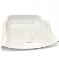 Dubbele Flexibele Opvangschaal Wit – Hygiënisch & Comfortabel