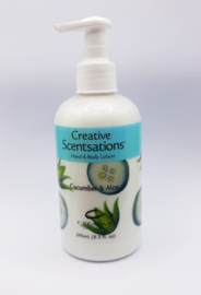 CND Creative Scentsations-Komkommer & Aloë Vera Lotion voor Unisex 245 ml hand- en bodylotion