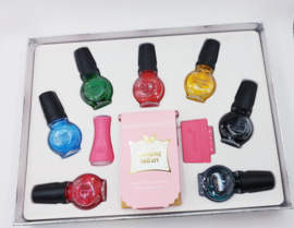 KONAD SPECIAL NAIL POLISH Nail Art Stamping Polish 11ml. 7 NAIL POLISH MADE IN KOREA