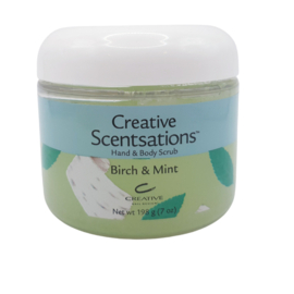 CND CREATIVE SCENTSATIONS HAND&BODY SCRUB BIRCH&MINT 198G