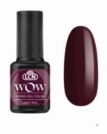 LCN WOW Hybrid Gel Polish – LCN-formules: HEMA-TPO-vrij Dark Diva 8ml | Gel-look zonder lamp