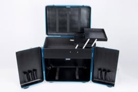 Amburex Pedicurekoffer blauw trolley – Clinic Club Follow Me