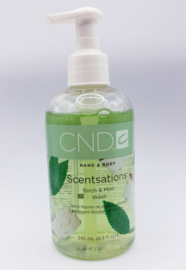 CND SCENTSATIONS  HAND- EN LICHAAMSWAS MET BERKS- EN MUNTCHEN.245 ml