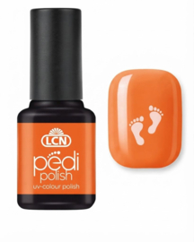 LCN Pedi Polish Neon papaya blaze 8ml