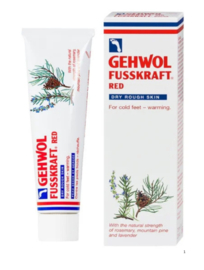 Gehwol Fusskraft Rood 75ml – verwarmende crème voor koude voeten