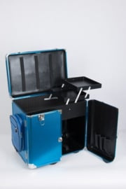 Amburex Pedicurekoffer blauw trolley – Clinic Club Follow Me