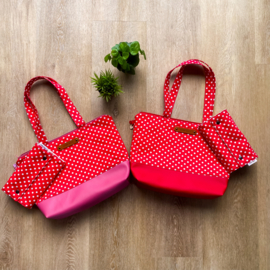 OB Polkadotjes (met rode of roze bodem)