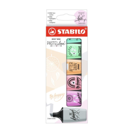 Nieuwe editie - Stabilo Boss Mini Pastellove - Blister à 6 kleuren