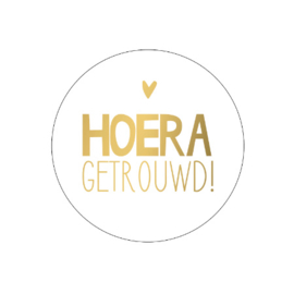 Hoera getrouwd! - 10 stuks