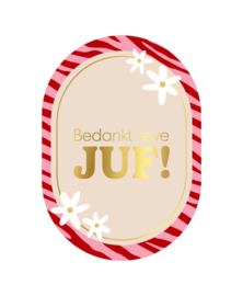 Kaart | Bedankt lieve juf!
