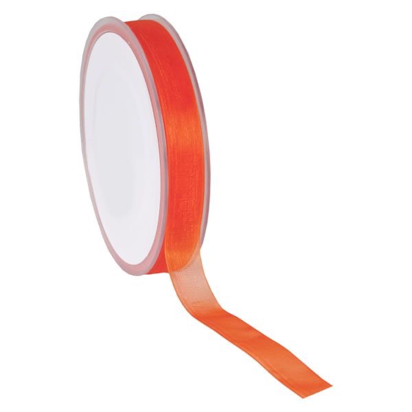 Organza lint | Oranje - 3 meter