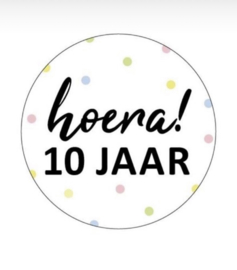 Hoera! 10 jaar - 10 stuks
