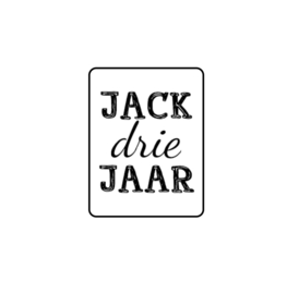 Naam & leeftijd stickers | 5 stuks