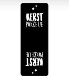 Sluitsticker | Kerstpakketje - 10 stuks